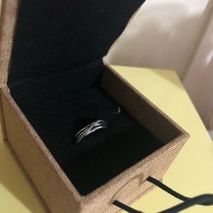 Sterling silver diamond ring